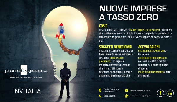 NUOVE IMPRESE A TASSO ZERO