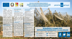PSR SICILIA 2014-2020: BANDO MISURA 5.1 - PREVENZIONE CALAMITÁ NATURALI IN AGRICOLTURA